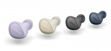 Jabra Elite 3 in Ear True Wireless Earbuds – Noise Isolating with 4 Built-in Microphones for Clear Calls, Rich Bass, Customizable Sound, Mono Mode - Dark Grey